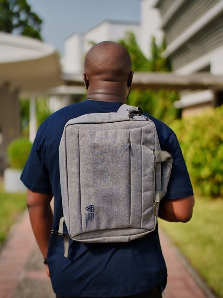 LBS Product Image - Grey Laptop Bag